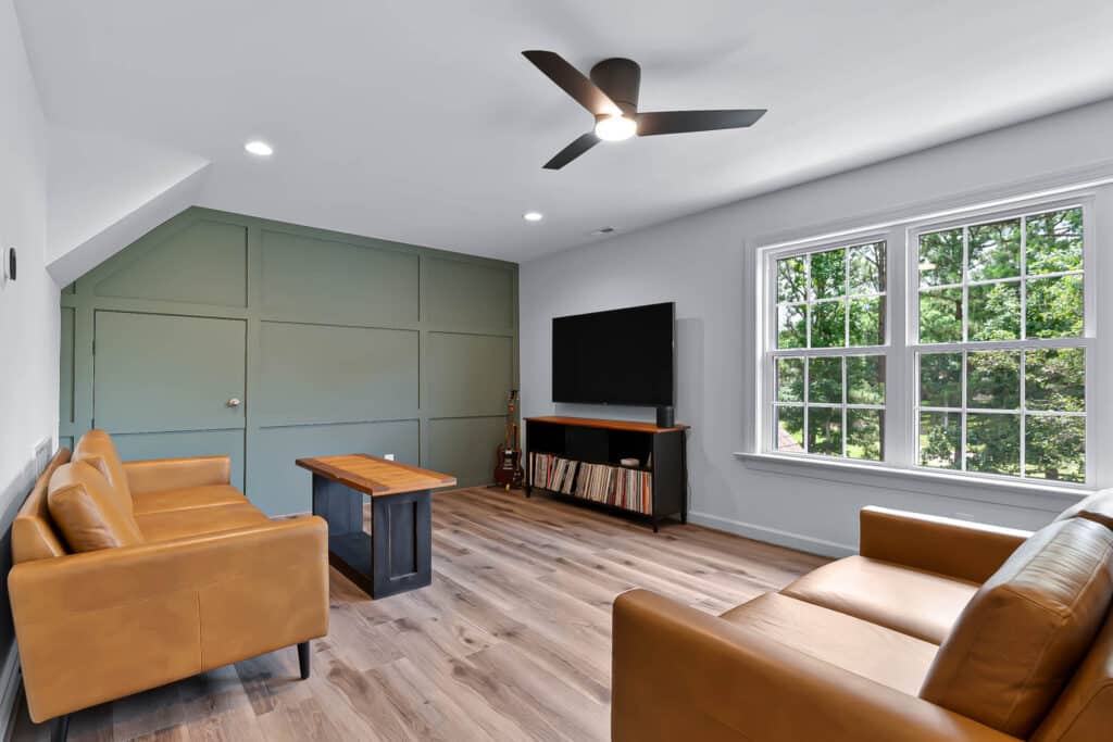 Finishing an attic adds usable square feet to your home.