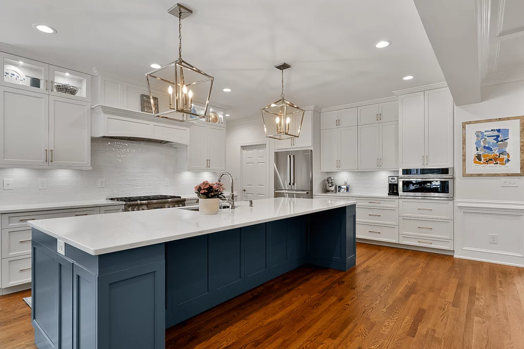 Kitchen Renovation Cary NC: Creating Kitchens Designed for Everyday Living 3 Island accent in this kitchen remodel Cary NC.