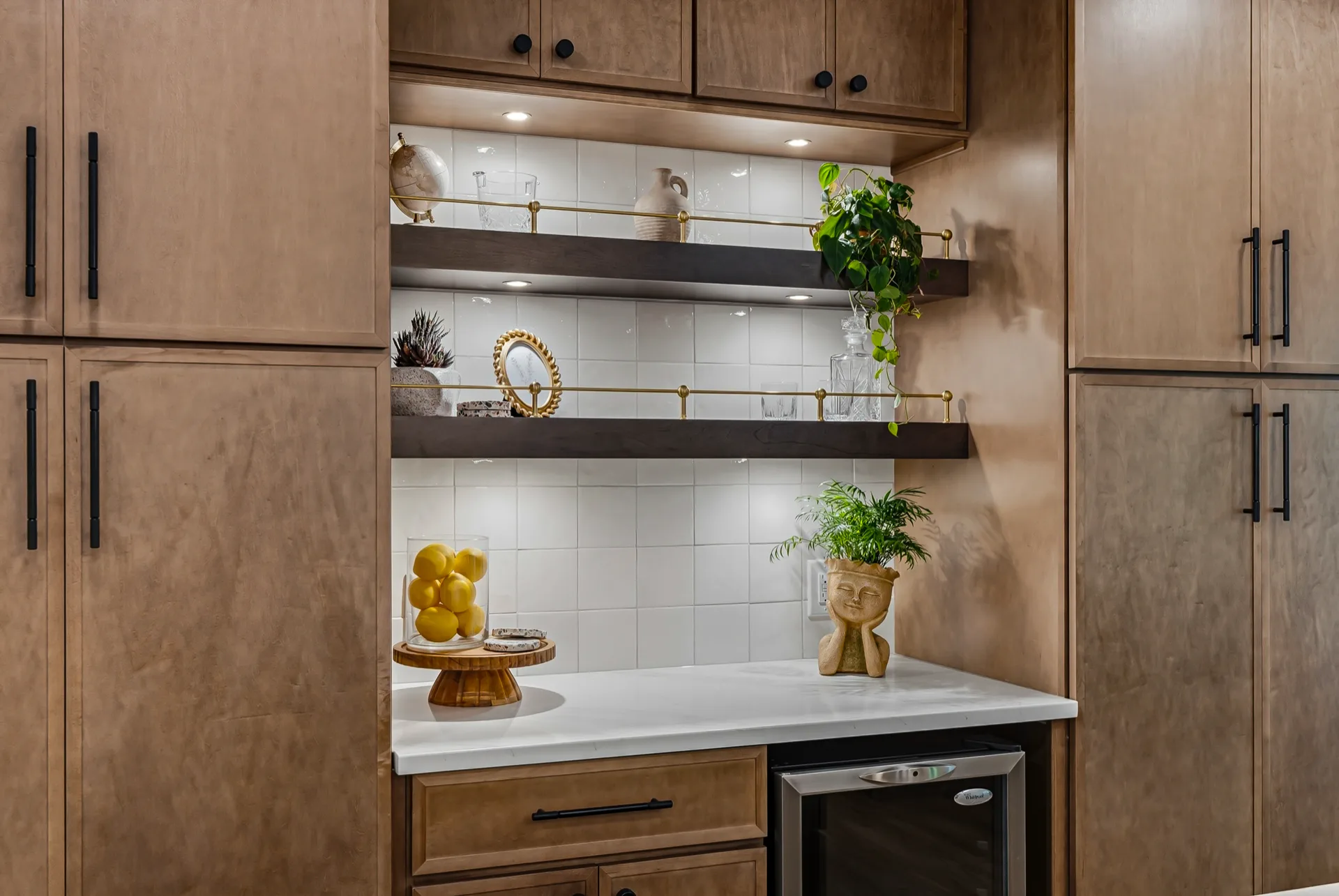 A finished kitchen remodel by Wake Remodeling