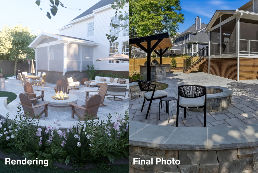 Preparing Your Home for Fall: Remodeling Ideas from Wake Remodeling 3 Design Rendering Before and Afters 2 1